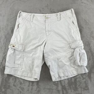 DENIM & SUPPLY Polo Ralph Lauren Cargo Shorts‎ 34x11 Ivory Surplus Military